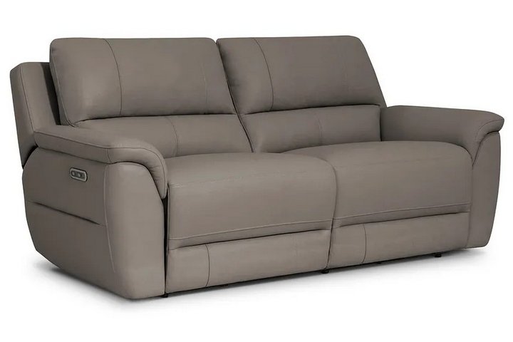 Lot 83  
            Marchington SR11 - Delivery or Collection 

                
OAK FURNITURELAND THEO 3 SEATER POWER RECLINER SOFA IN STORM LEATHER ORIGINAL RRP...