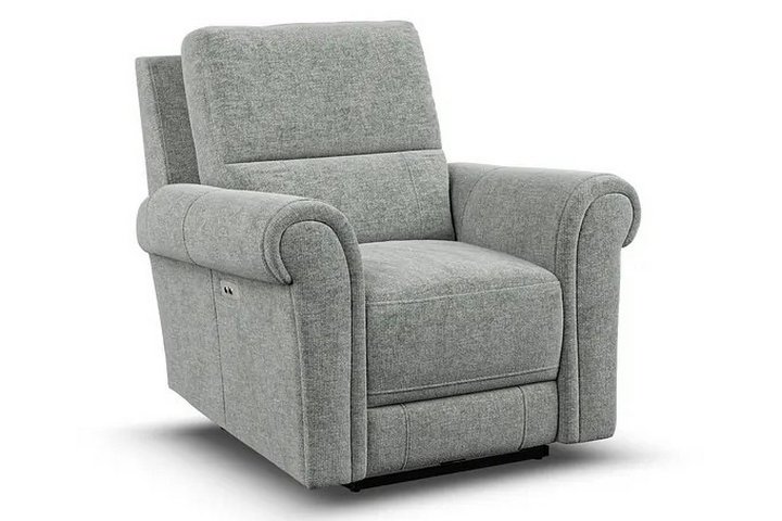 Lot 85  
            Marchington SR11 - Delivery or Collection 

                
OAK FURNITURELAND COLORADO ELECTRIC RECLINER ARMCHAIR IN HOPSACK PLATINUM FABRIC ...