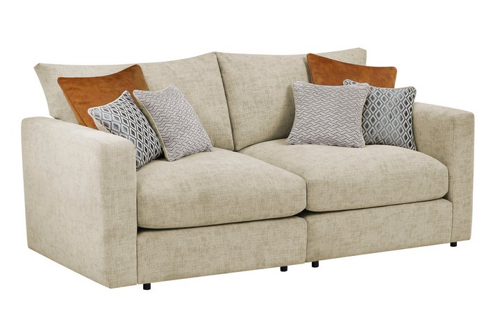 Lot 88  
            Marchington SR11 - Delivery or Collection 

                
OAK FURNITURELAND MALVERN MODULAR 2 SEATER SOFA IN BEIGE FABRIC ORIGINAL RRP £100...