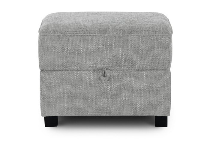 Lot 89  
            Marchington SR11 - Delivery or Collection 

                
OAK FURNITURELAND MALVERN STORAGE FOOTSTOOL IN SILVER FABRIC ORIGINAL RRP £529.99...