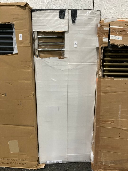 Lot 1003  
            Marchington SR19 - Delivery or Collection 

                
CHROME STRAIGHT TUBED HEATED TOWEL RADIATOR 1600 X 600MM - ORIGINAL RRP £420: LOC...
