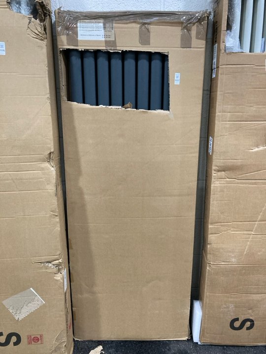 Lot 1007  
            Marchington SR19 - Delivery or Collection 

                
ANTHRACITE VERTICAL DOUBLE OVAL TUBED RADIATOR 1600 X 590MM - ORIGINAL RRP £725: ...