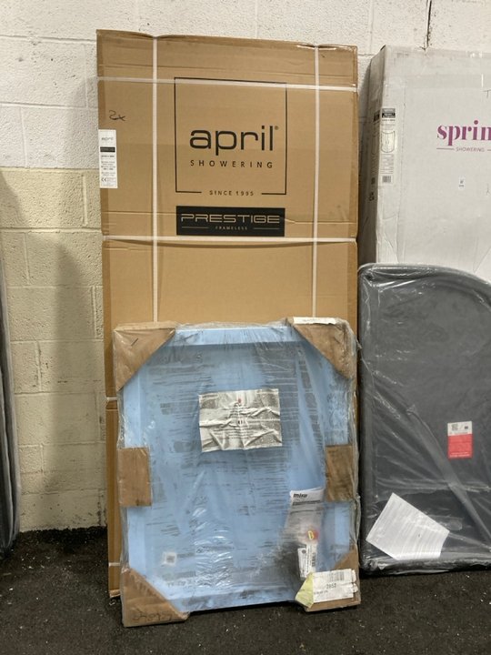 Lot 1030  
            Marchington SR19 - Collection 

                
(COLLECTION ONLY) SMOKED GLASS SILVER FRAMED 900 X 1950MM SHOWER PANEL WITH A MIR...