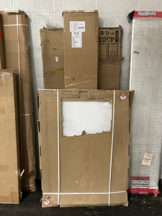 Lot 1062  
            Marchington SR19 - Collection 

                
(COLLECTION ONLY) CLEAR GLASS BLACK FRAMED 800 X 1850MM SHOWER PANEL WITH RETURN ...