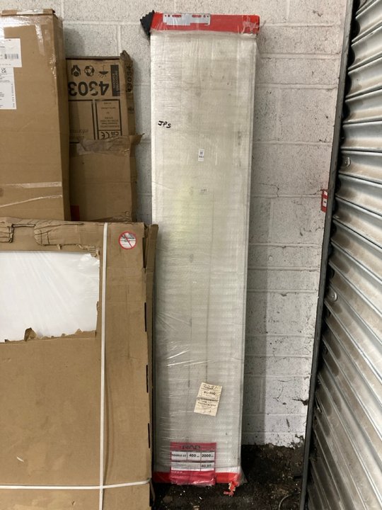 Lot 1063  
            Marchington SR19 - Delivery or Collection 

                
KRAD DOUBLE COMPACT RADIATOR 2000 X 400MM: LOCATION - A9