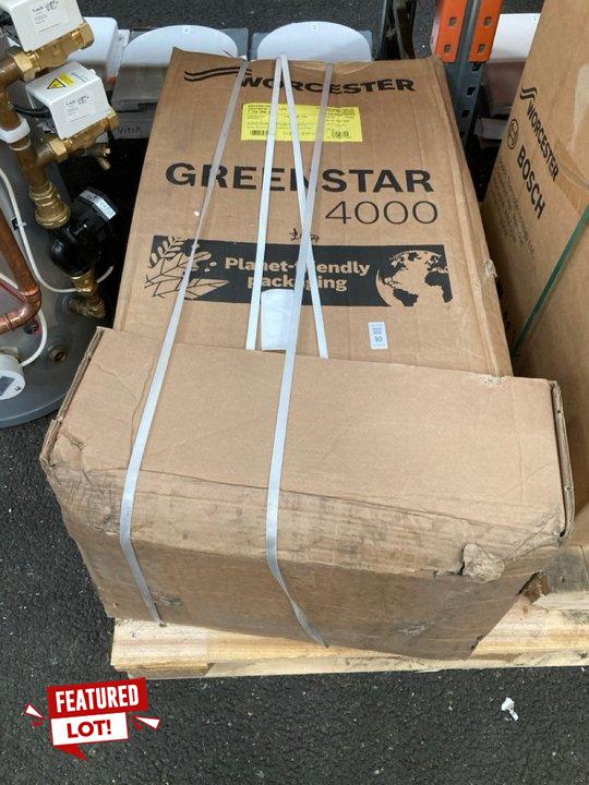 Lot 10  
            Marchington SR19 - Collection 

                
(COLLECTION ONLY) WORCESTER GREENSTAR 4000 25KW WALL HUNG LPG COMBINATION BOILER ...