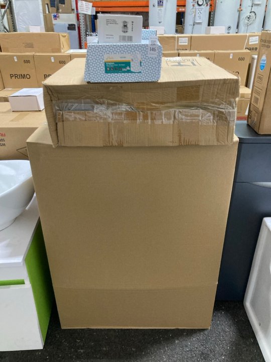 Lot 146  
            Marchington SR19 - Delivery or Collection 

                
FLOOR STANDING 2 DOOR SEMI RECESSED SINK UNIT IN WHITE WITH A 610 X 490MM 1TH CER...