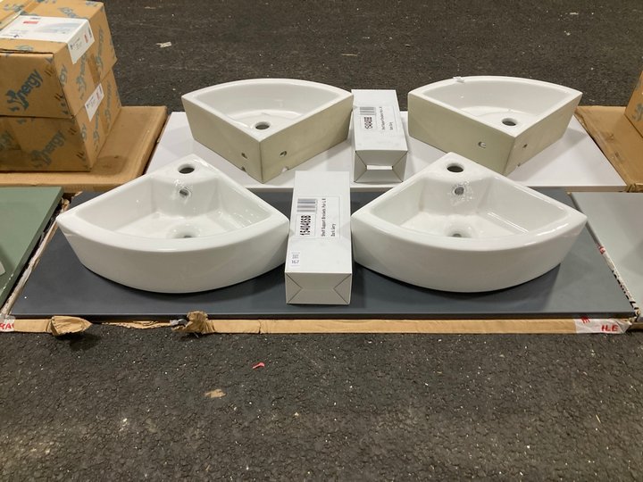 Lot 167  
            Marchington SR19 - Collection 

                
(COLLECTION ONLY) 1210 X 390MM FLOATING SHELF IN ANTHRACITE COMPLETE WITH GREY SH...