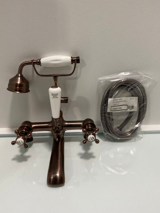 Lot 175  
            Marchington SR19 - Delivery or Collection 

                
TRADITIONAL BSM IN OIL RUBBED BRONZE - ORIGINAL RRP £385: LOCATION - RACKING 1