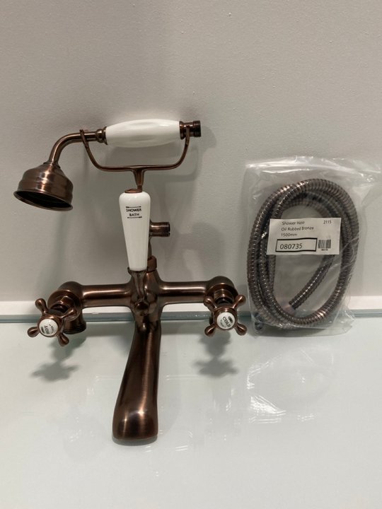 Lot 176  
            Marchington SR19 - Delivery or Collection 

                
TRADITIONAL BSM IN OIL RUBBED BRONZE - ORIGINAL RRP £385: LOCATION - RACKING 1