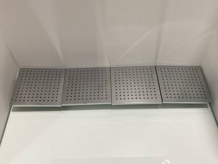 Lot 183  
            Marchington SR19 - Delivery or Collection 

                
QTY OF 200MM SQ FIXED SHOWER HEADS IN CHROME - ORIGINAL RRP £240: LOCATION - RACK...