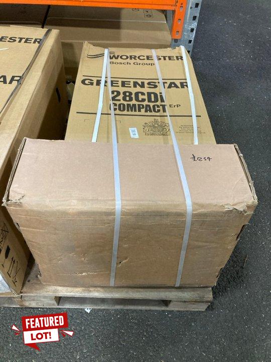 Lot 18  
            Marchington SR19 - Collection 

                
(COLLECTION ONLY) WORCESTER GREENSTAR 28CDI COMPACT ERP WALL HUNG GAS FIRED CONDE...