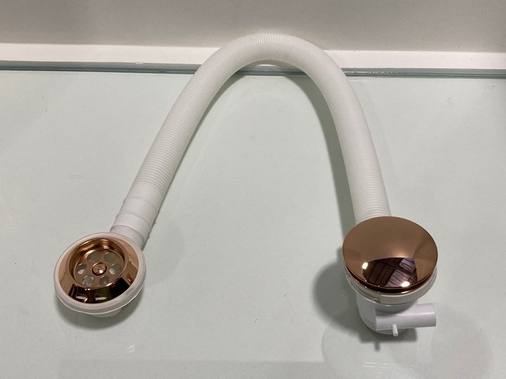 Lot 213  
            Marchington SR19 - Delivery or Collection 

                
BATH SPRUNG WASTE & OVERFLOW IN ROSE GOLD - ORIGINAL RRP £90: LOCATION - RACKING 1