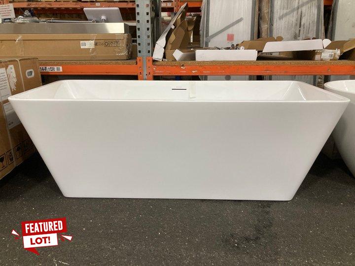 Lot 29  
            Marchington SR19 - Delivery or Collection 

                
ROPER RHODES ACCENT 1700 X 720MM DOUBLE ENDED SQUARE STYLED FREE STANDING BATH - ...