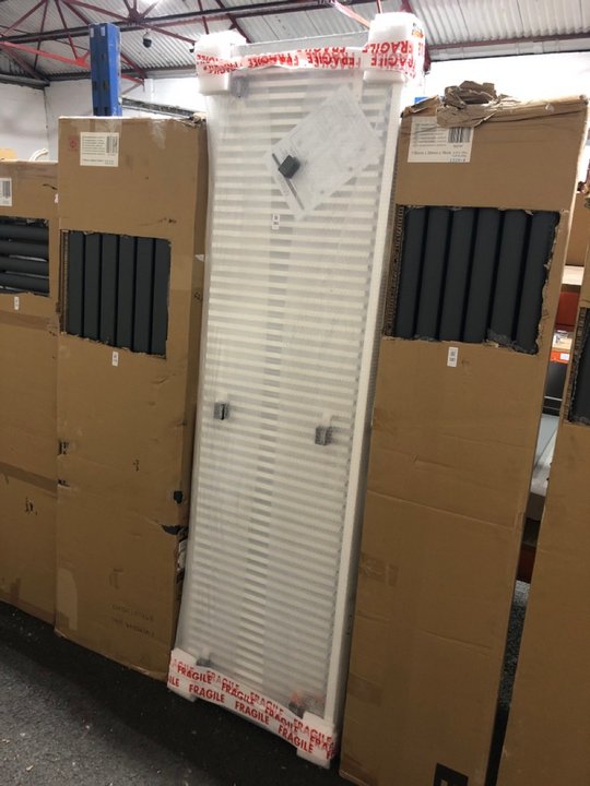 Lot 380  
            Marchington SR19 - Delivery or Collection 

                
MILANO SINGLE COMPACT RADIATOR 2000 X 600MM - ORIGINAL RRP £355: LOCATION - BACK ...