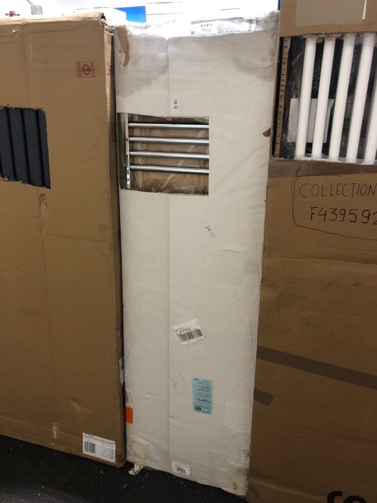Lot 383  
            Marchington SR19 - Delivery or Collection 

                
CHROME STRAIGHT TUBED HEATED TOWEL RADIATOR 1600 X 500MM - ORIGINAL RRP £410: LOC...
