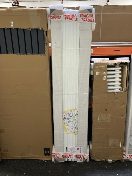 Lot 394  
            Marchington SR19 - Delivery or Collection 

                
STELRAD WHITE VERTICAL PLAIN DOUBLE COMPACT RADIATOR 1800 X 400MM - ORIGINAL RRP ...