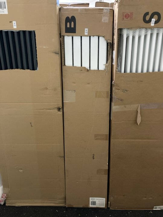 Lot 398  
            Marchington SR19 - Delivery or Collection 

                
WHITE VERTICAL DOUBLE SLIM PANEL RADIATOR 1750 X 350MM - ORIGINAL RRP £699: LOCAT...