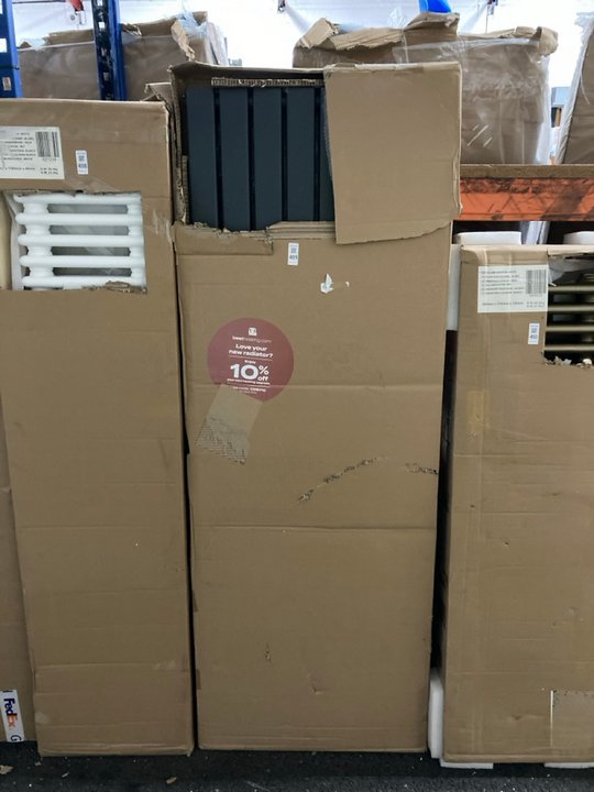 Lot 409  
            Marchington SR19 - Delivery or Collection 

                
ANTHRACITE VERTICAL DOUBLE SLIM PANEL RADIATOR 1600 X 560MM - ORIGINAL RRP £645: ...