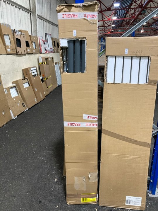 Lot 425  
            Marchington SR19 - Delivery or Collection 

                
ANTHRACITE VERTICAL DOUBLE OVAL TUBED ELECTRICALLY HEATED ALUMINIUM RADIATOR 1780...