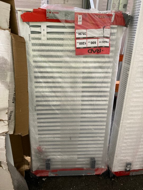 Lot 434  
            Marchington SR19 - Delivery or Collection 

                
KRAD SINGLE COMPACT RADIATOR 1200 X 600MM - ORIGINAL RRP £210: LOCATION - B6 ISLAND