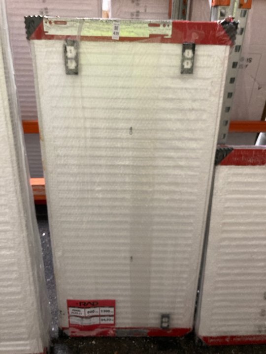 Lot 439  
            Marchington SR19 - Delivery or Collection 

                
KRAD PANEL PLUS COMPACT RADIATOR 1300 X 600MM - ORIGINAL RRP £299: LOCATION - B6 ...