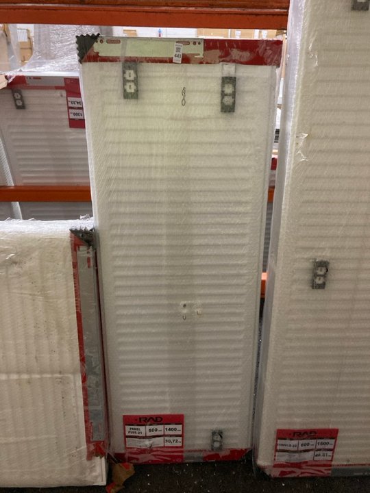 Lot 443  
            Marchington SR19 - Delivery or Collection 

                
KRAD PANEL PLUS COMPACT RADIATOR 1400 X 500MM - ORIGINAL RRP £301: LOCATION - B6 ...