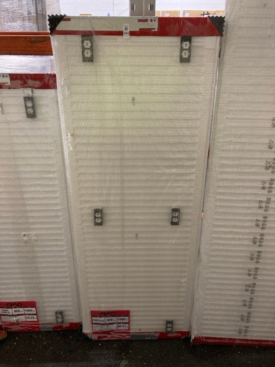 Lot 444  
            Marchington SR19 - Delivery or Collection 

                
KRAD DOUBLE COMPACT RADIATOR 1600 X 600MM - ORIGINAL RRP £470: LOCATION - B6 ISLAND