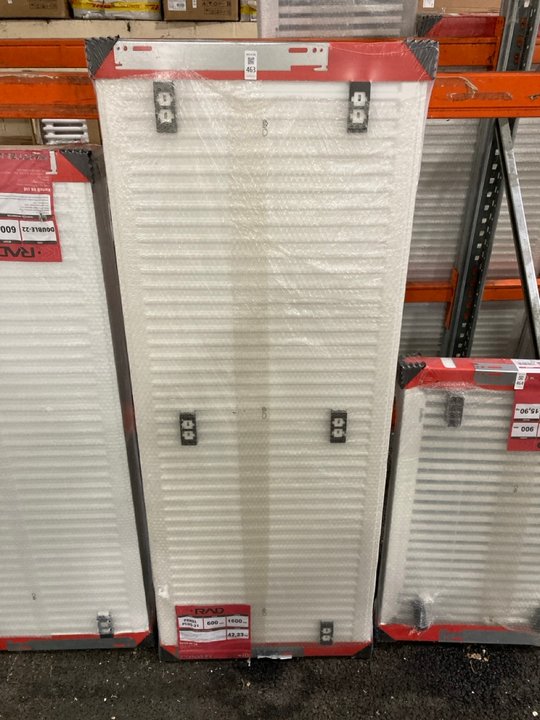 Lot 463  
            Marchington SR19 - Delivery or Collection 

                
KRAD PANEL PLUS COMPACT RADIATOR 1600 X 600MM - ORIGINAL RRP £395: LOCATION - B6 ...