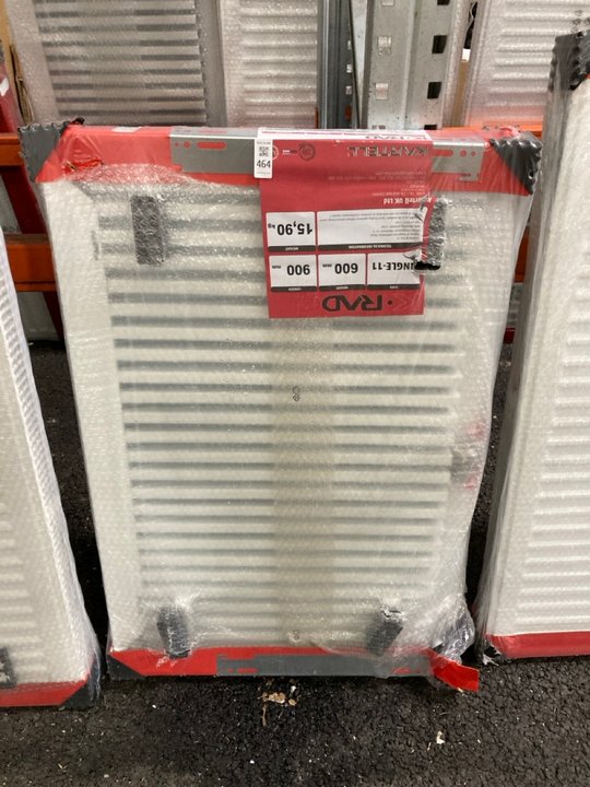 Lot 464  
            Marchington SR19 - Delivery or Collection 

                
KRAD SINGLE COMPACT RADIATOR 900 X 600MM - ORIGINAL RRP £185: LOCATION - B6 ISLAND