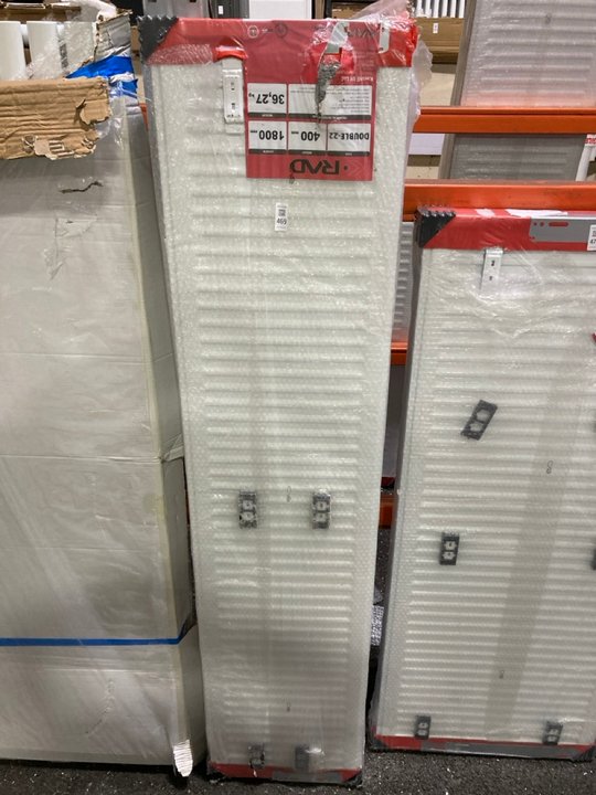 Lot 469  
            Marchington SR19 - Delivery or Collection 

                
KRAD DOUBLE COMPACT RADIATOR 1800 X 400MM- ORIGINAL RRP £465: LOCATION - B6 ISLAND
