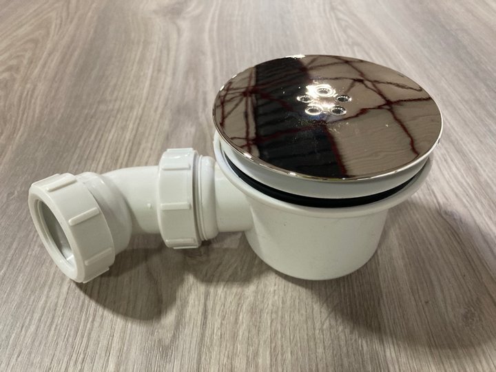 Lot 501  
            Marchington SR19 - Delivery or Collection 

                
90MM FAST FLOW SHOWER WASTE IN CHROME WITH OUTLET ELBOW - ORIGINAL RRP £95: LOCAT...