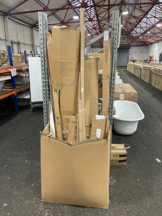 Lot 547  
            Marchington SR19 - Delivery or Collection 

                
QTY OF ASSORTED ITEMS TO INCLUDE WET ROOM SUPPORT ARMS, SHOWER WALL PROFILES, PLI...
