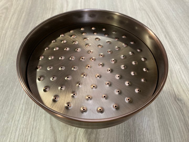 Lot 575  
            Marchington SR19 - Delivery or Collection 

                
TRADITIONAL ROSE SHOWER HEAD IN OIL RUBBED BRONZE - ORIGINAL RRP £99: LOCATION - ...