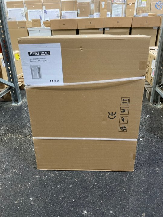 Lot 616  
            Marchington SR19 - Collection 

                
(COLLECTION ONLY) WALL MOUNTED 1 DOOR SPECTRUM ILLUMINATED BATHROOM MIRROR CABINE...