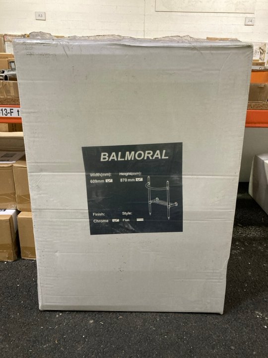 Lot 629  
            Marchington SR19 - Delivery or Collection 

                
BALMORAL TRADITIONAL STYLED CHROME WASH STAND 870 X 609MM - ORIGINAL RRP £280: LO...