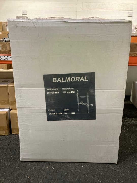 Lot 630  
            Marchington SR19 - Delivery or Collection 

                
BALMORAL TRADITIONAL STYLED CHROME WASH STAND 870 X 609MM - ORIGINAL RRP £280: LO...