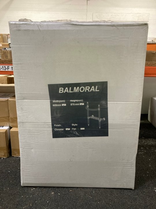 Lot 635  
            Marchington SR19 - Delivery or Collection 

                
BALMORAL TRADITIONAL STYLED CHROME WASH STAND 870 X 609MM - ORIGINAL RRP £280: LO...