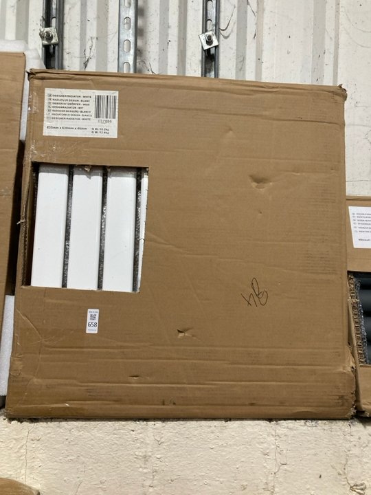 Lot 658  
            Marchington SR19 - Delivery or Collection 

                
WHITE HORIZONTAL SINGLE SLIM PANEL RADIATOR 630 X 635MM - ORIGINAL RRP £190: LOCA...