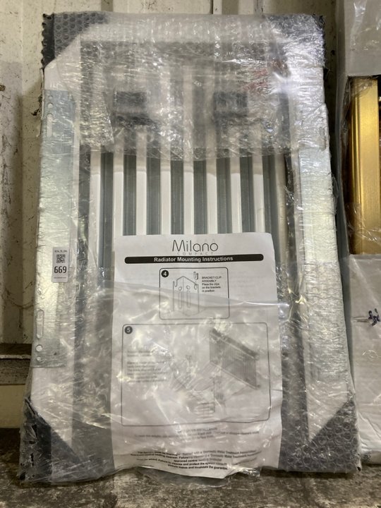 Lot 669  
            Marchington SR19 - Delivery or Collection 

                
MILANO SINGLE COMPACT RADIATOR 400 X 600MM - ORIGINAL RRP £80: LOCATION - B3