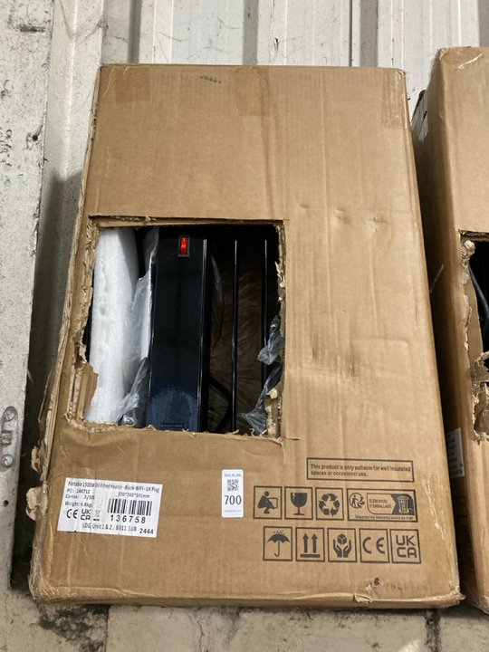 Lot 700  
            Marchington SR19 - Delivery or Collection 

                
1500W BLACK OIL FILLED HEATER 370 X 595MM - ORIGINAL RRP £139: LOCATION - B6