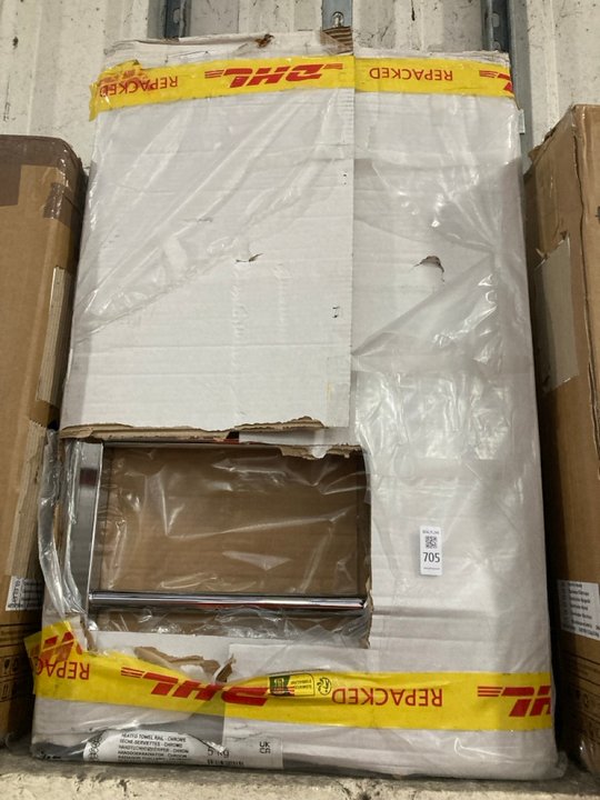 Lot 705  
            Marchington SR19 - Delivery or Collection 

                
CHROME STRAIGHT TUBED HEATED TOWEL RADIATOR 800 X 500MM - ORIGINAL RRP £189: LOCA...