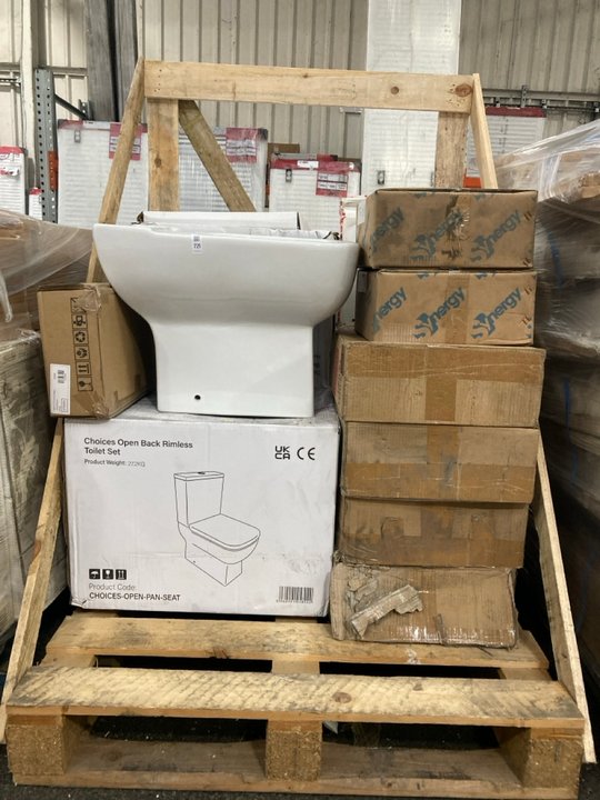 Lot 721  
            Marchington SR19 - Collection 

                
(COLLECTION ONLY) PALLET OF ASSORTED CERAMICS - ORIGINAL RRP £1600: LOCATION - B7