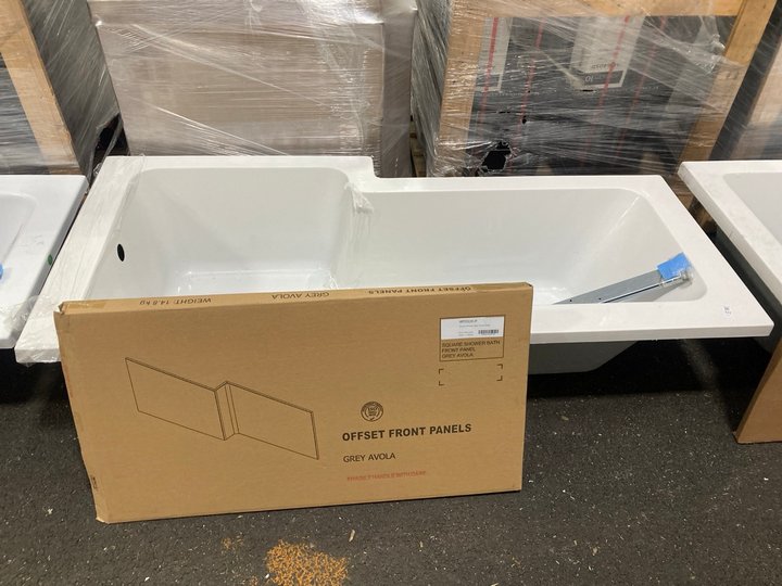 Lot 727  
            Marchington SR19 - Delivery or Collection 

                
1800 X 850MM NTH RH OFFSET SHOWER BATH - ORIGINAL RRP £349: LOCATION - B6