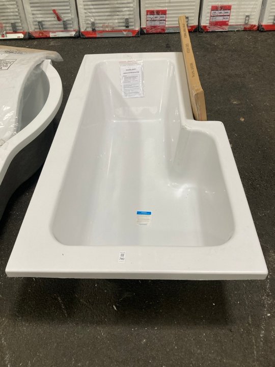 Lot 740  
            Marchington SR19 - Delivery or Collection 

                
1700 X 850MM NTH LH OFFSET SHOWER BATH WITH A GREY AVOLA BATH SIDE PANEL - ORIGIN...