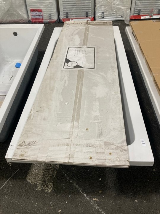 Lot 743  
            Marchington SR19 - Delivery or Collection 

                
1800 X 800MM NTH SINGLE ENDED BATH WITH A BAYSWATER PLUMMETT GREY BATH SIDE PANEL...