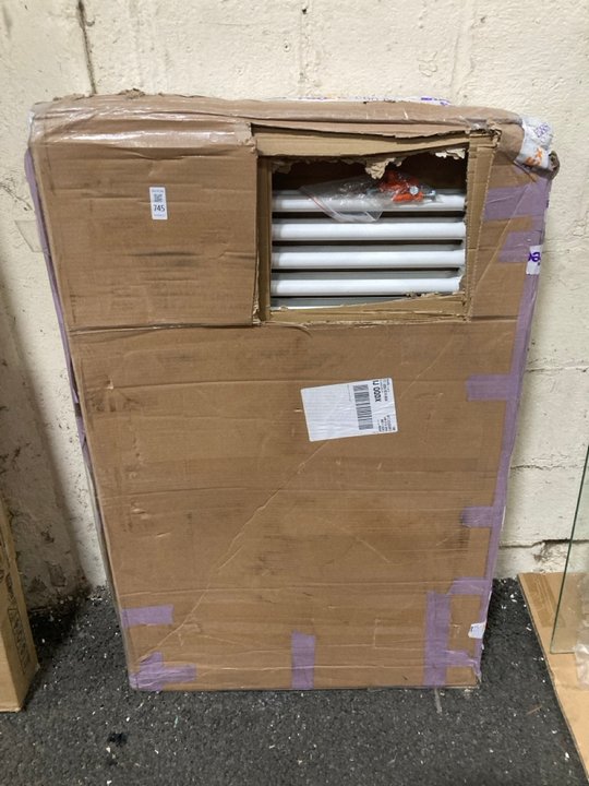 Lot 745  
            Marchington SR19 - Delivery or Collection 

                
TRADITIONAL HORIZONTAL 2 COLUMN CAST IRON STYLE RADIATOR IN WHITE 1010 X 600MM - ...