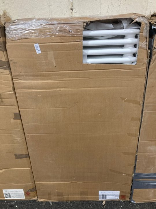 Lot 753  
            Marchington SR19 - Delivery or Collection 

                
TRADITIONAL HORIZONTAL 3 COLUMN CAST IRON STYLE RADIATOR IN WHITE 1190 X 600MM - ...
