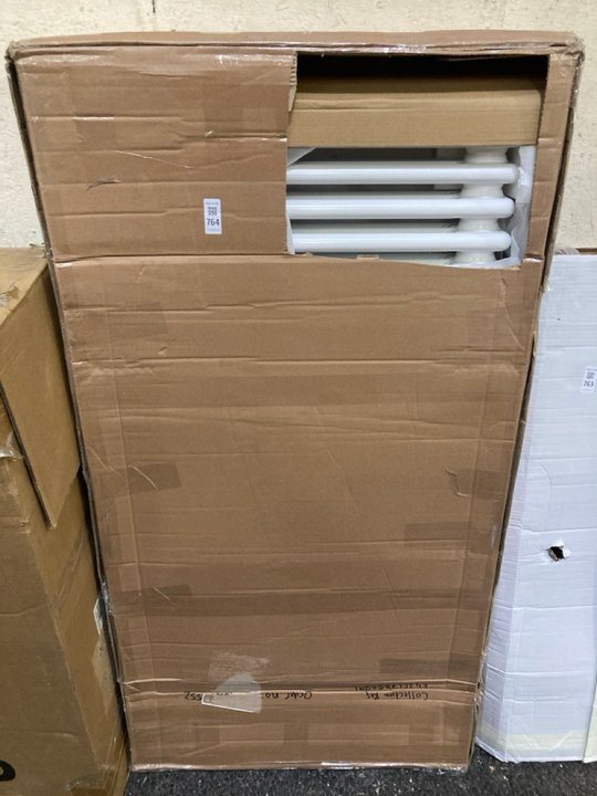 Lot 764  
            Marchington SR19 - Delivery or Collection 

                
TRADITIONAL HORIZONTAL 3 COLUMN CAST IRON STYLE RADIATOR IN WHITE 1190 X 600MM - ...