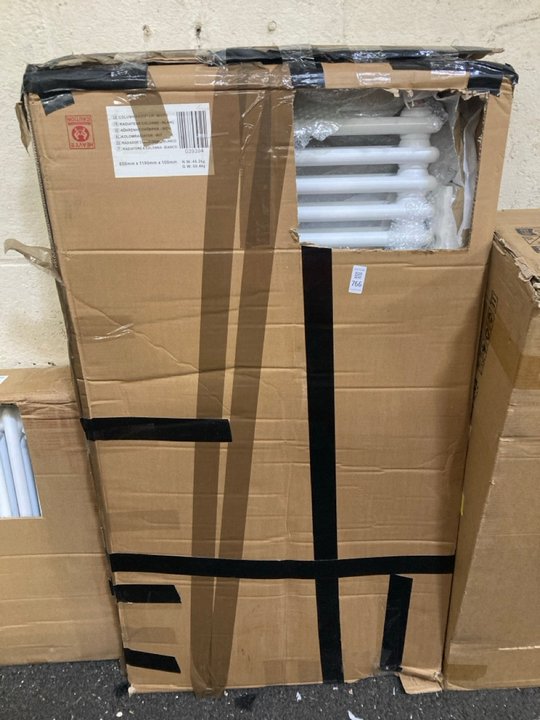 Lot 766  
            Marchington SR19 - Delivery or Collection 

                
TRADITIONAL HORIZONTAL 2 COLUMN CAST IRON STYLE RADIATOR IN WHITE 1190 X 600MM - ...